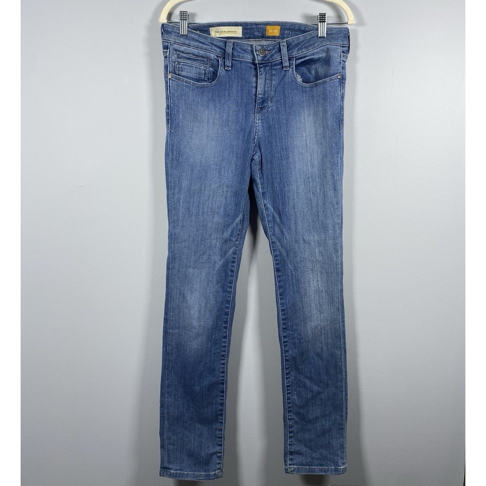 Pilcro and the Letterpress Jeans Women's 29 Blue Slim Mid Rise Stretch Denim‎